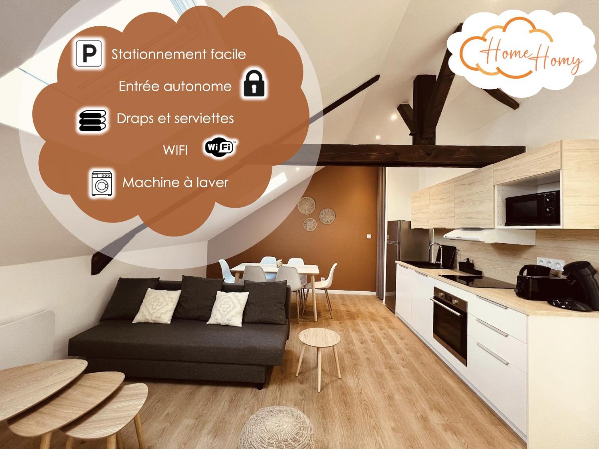 L'Ibiza - Home Homy Montluçon المظهر الخارجي الصورة